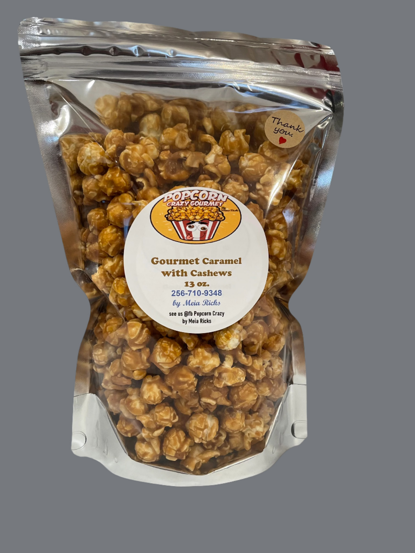 Gourmet Caramel with Cashews 13 oz.