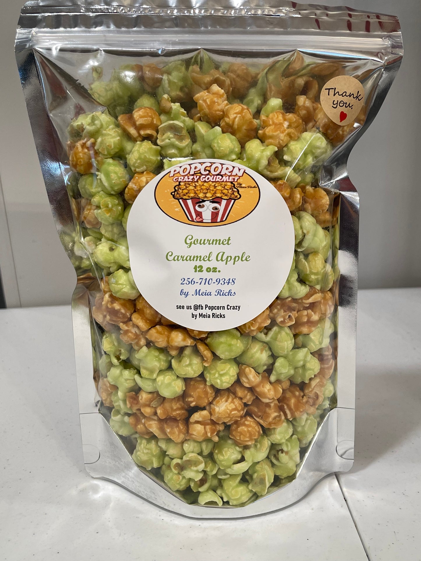 Gourmet Caramel Apple Popcorn 12 oz.