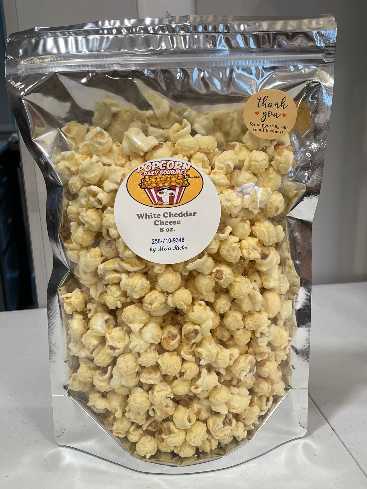 Gourmet White Cheddar Cheese Popcorn8 oz.