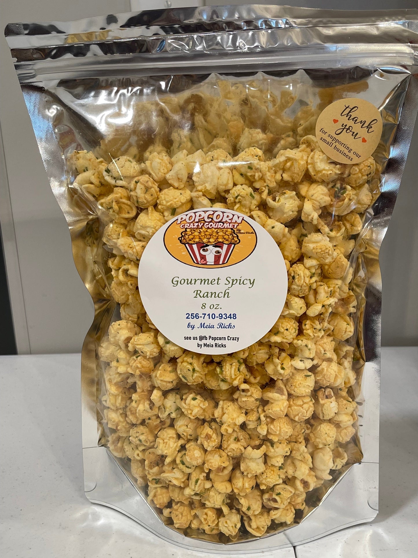 Gourmet Spicy Ranch Popcorn 8 oz.