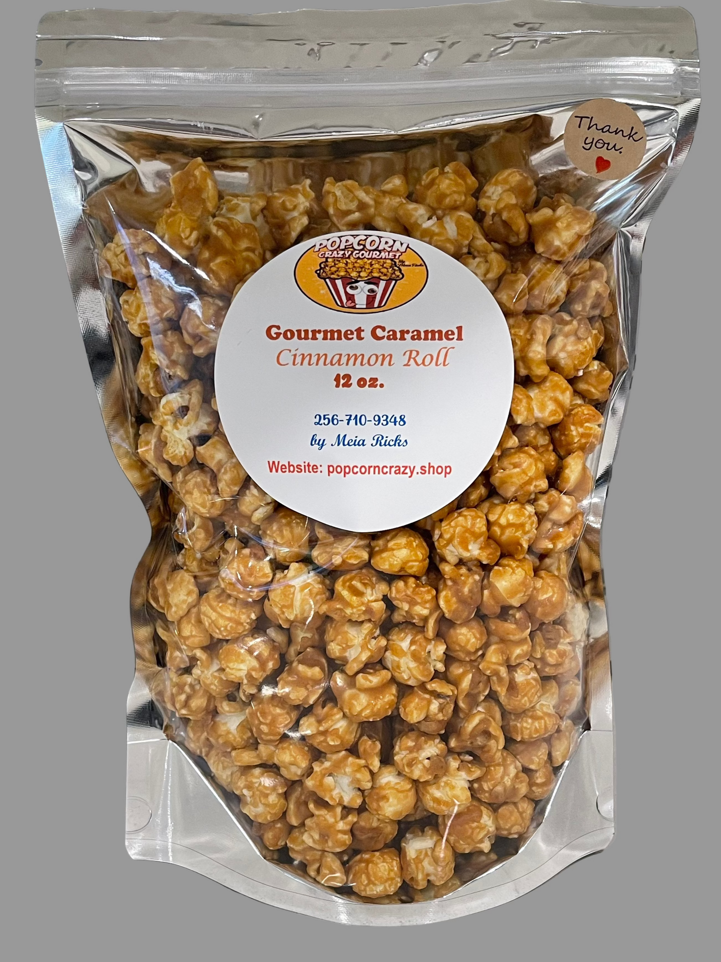 Gourmet Caramel Cinnamon Roll 12 oz.