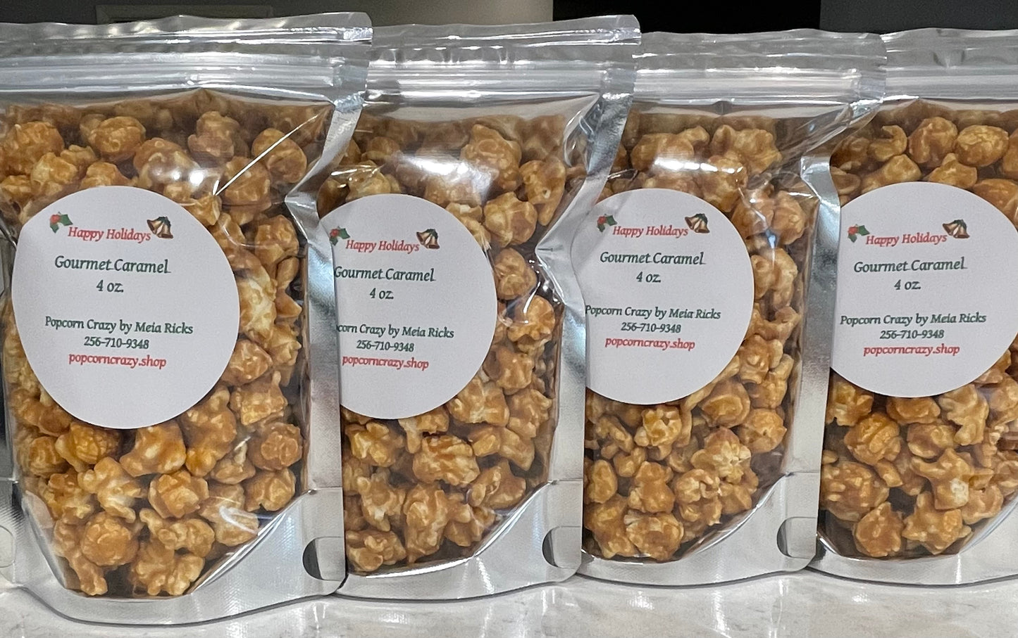 Holiday Special - Gourmet Caramel -4/ 4 oz. bags