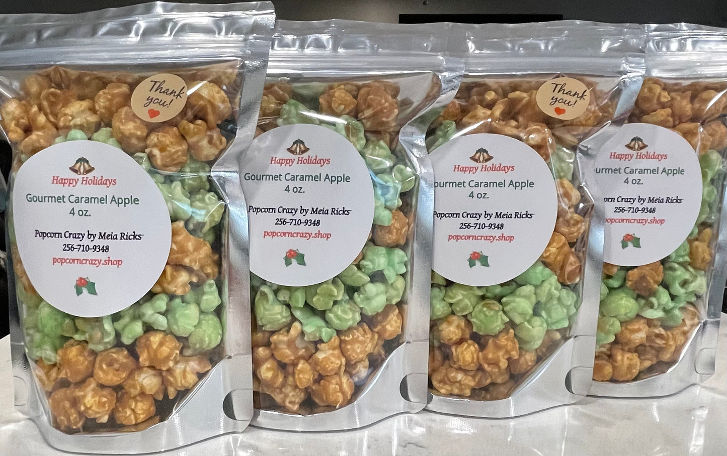 Holiday Special - Gourmet Caramel Apple 4/ 4 oz.